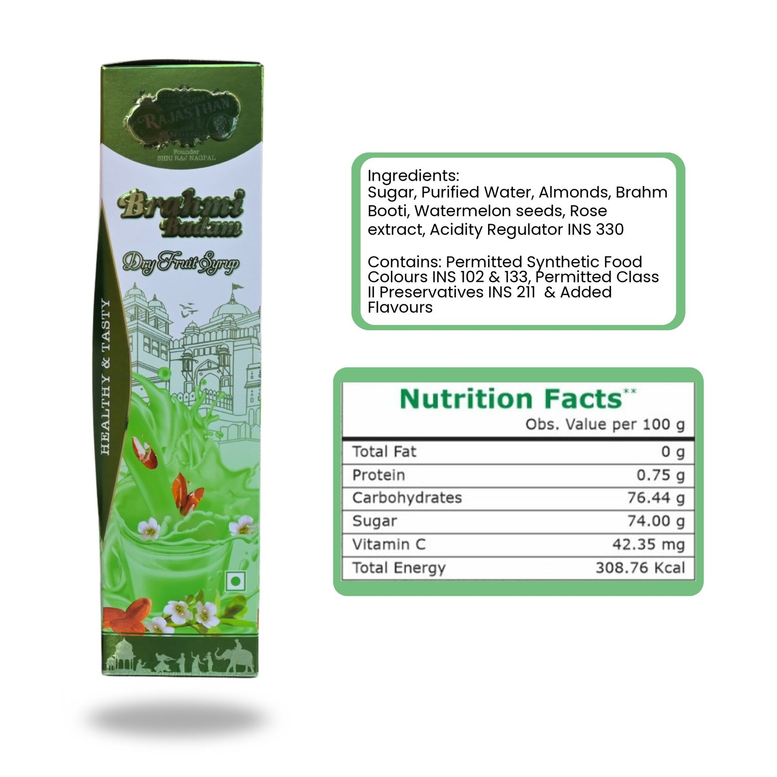 Brahmi Badam dry fruit Syrup - Image 6