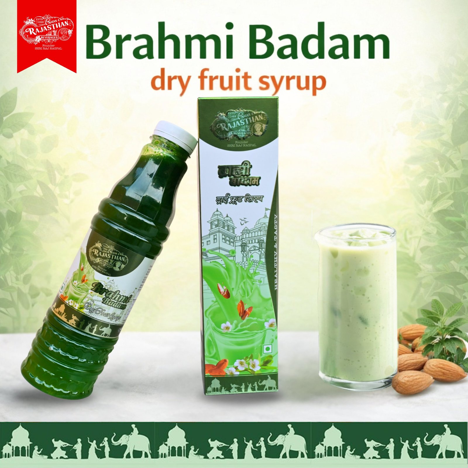 Brahmi Badam dry fruit Syrup - Image 5